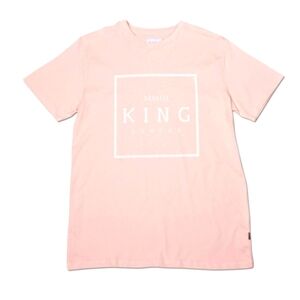 KING LONDON TSHIRT BLUSH, MENS XL (Listing As)